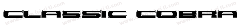 Classic Cobra Semi-I字体转换